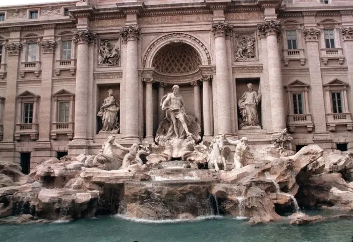 Framed Print : Italy Places Trevi Fountain Rome Italy
