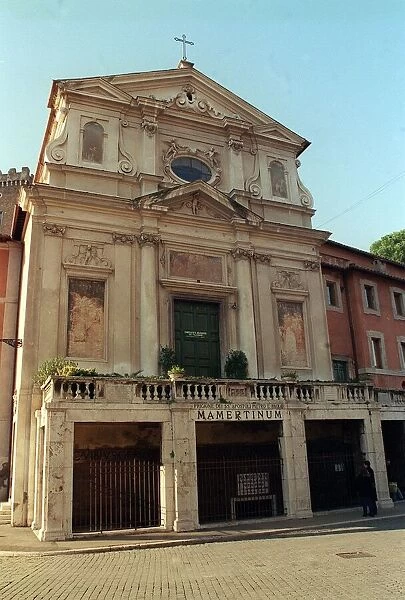 Italy Rome Forum Church at the Roman Forum circa 1997