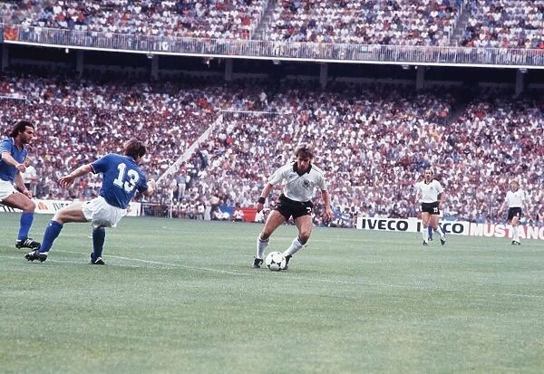 Italy v West Germany 1982 World Cup Gabriele Oriali turns his attention to