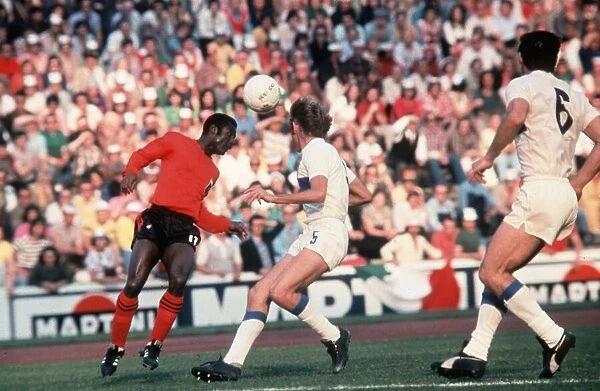 Italy versus Haiti World Cup 1974 Guy Saint Vil (No 11)