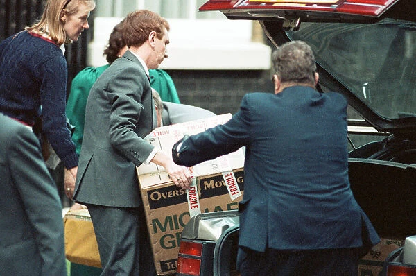 Items removed from10 Downing Street after John Major won the Conservative leadership