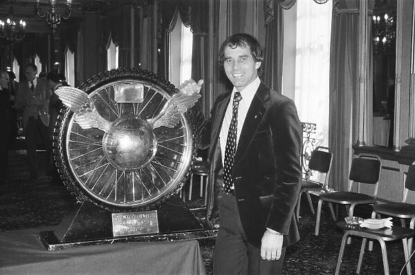 Ivan Mauger MBE, Speedway Five Times World Champion, is presented with the Sunday Mirror