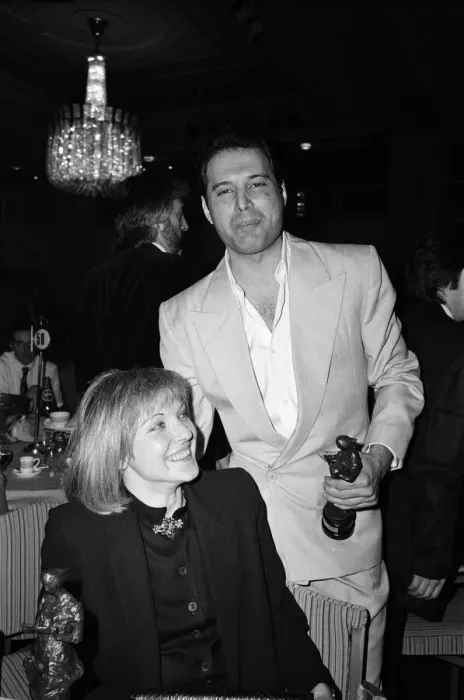 Framed Print : The Ivor Novello Awards. Pictured, Freddie Mercury of Queen and Mary Austin Framed Print : The Ivor Novello Awards. Pictured, Freddie Mercury of Queen and Mary Austin