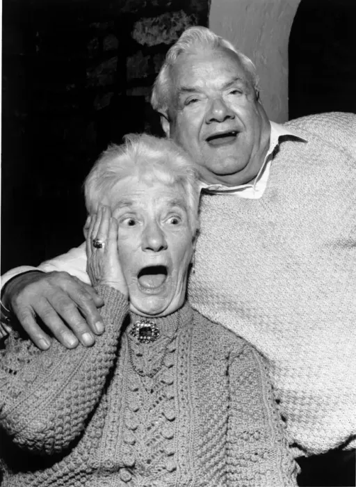 Framed Print : Jack (76) and Tina (74) Patterson, married for 52 years who were left alcohol Framed Print : Jack (76) and Tina (74) Patterson, married for 52 years who were left alcohol