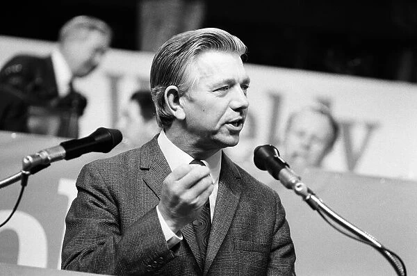 Jack Ashley speaking at the Labour Party Conference. 8th October 1971