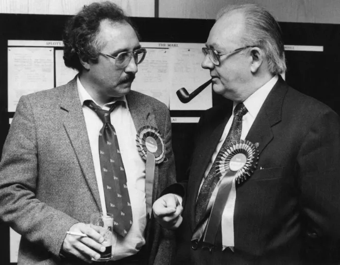 Framed Print : Jack Brooks, Baron Brooks of Tremorfa (1979), enjoys his pipe, in the early hours Framed Print : Jack Brooks, Baron Brooks of Tremorfa (1979), enjoys his pipe, in the early hours