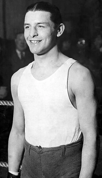 Jack The Kid Berg in the boxing ring March 1931