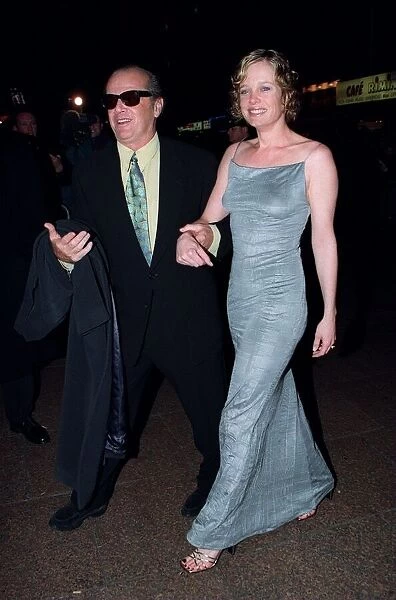 Jack Nicholson and girlfriend Rebecca Broussard 1998 back together at the premiere