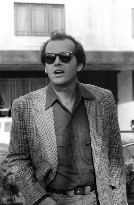 Framed Print : Jack Nicholson poses for photographers outside The Dorchester Hotel to promote his new Framed Print : Jack Nicholson poses for photographers outside The Dorchester Hotel to promote his new