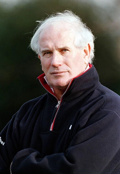 Jack Rowell Manager Coach of the England Rugby Union Team pictured while the team were