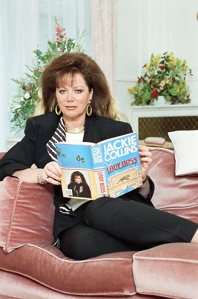 Jackie Collins. (Pictured) Author, Actress and sister of Joan Collins