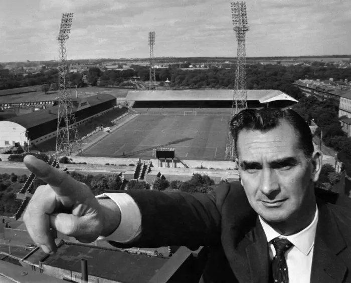Framed Print : Jackie Milburn at St. Jamess Park, Newcastle. September 1964 P011975