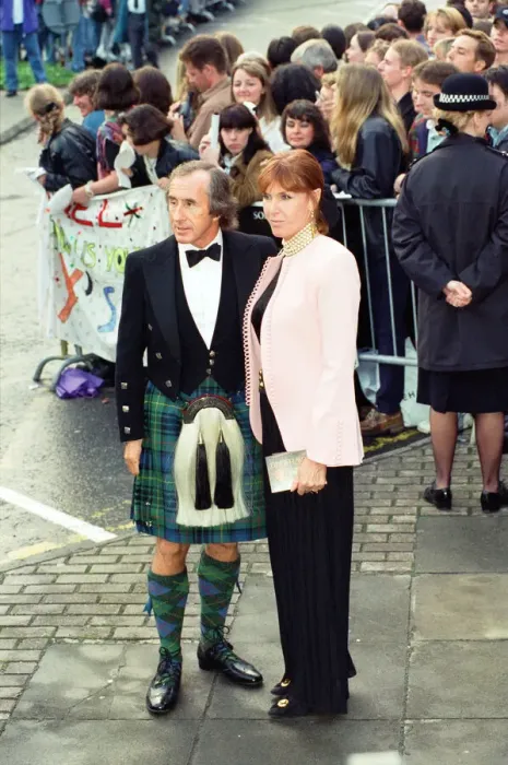 Framed Print : Jackie Stewart attends the premiere of Braveheart in Stirling, Scotland Framed Print : Jackie Stewart attends the premiere of Braveheart in Stirling, Scotland