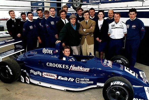 Jackie Stewart with fellow racing drivers