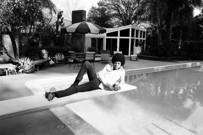 Framed Print : The Jackson Five at home in Los Angeles. 23rd February 1973