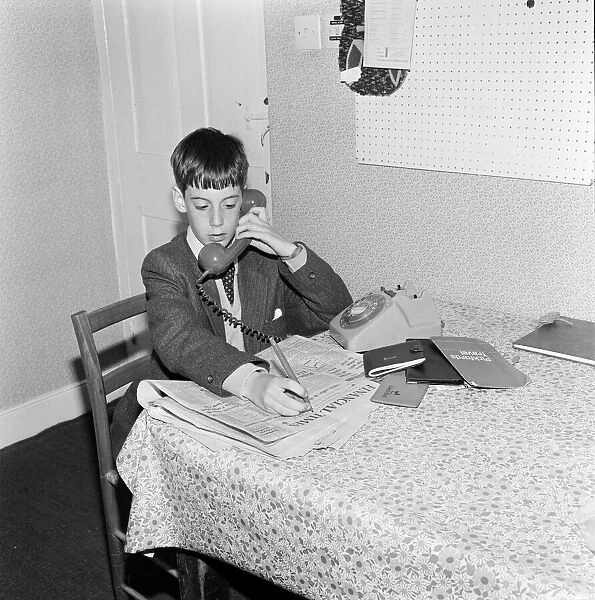 Jacob Rees- Mogg, aged 12. Picture shows a young Jacob Rees- Mogg
