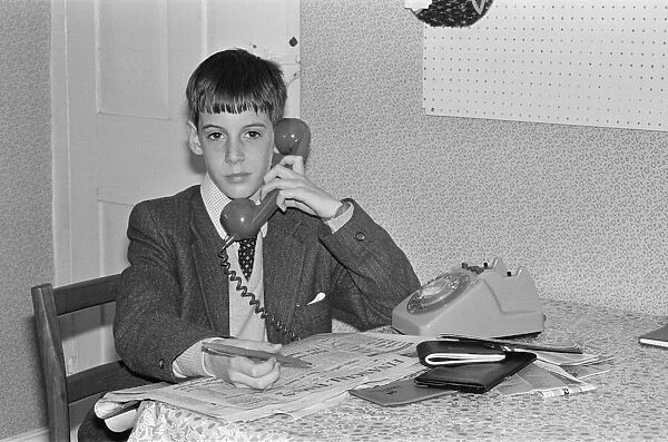 Jacob Rees- Mogg, aged 12. Picture shows a young Jacob Rees- Mogg