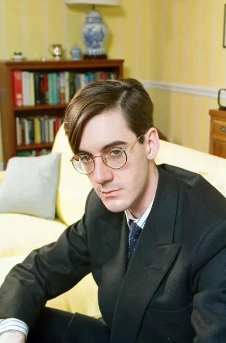 Framed Print : Jacob Rees-Mogg, Conservative candidate for Central Fife, Scotland. 25th January 1997