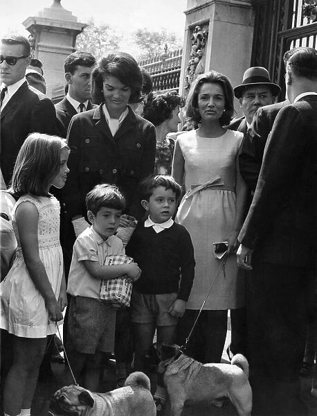 Jacqueline Kennedy, widow of former First Lady of the United States, London