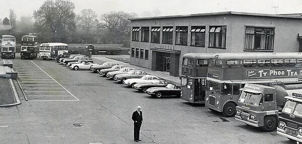 Jaguar Cars, Browns Lane, Coventry. A man and the products of his industrial empire