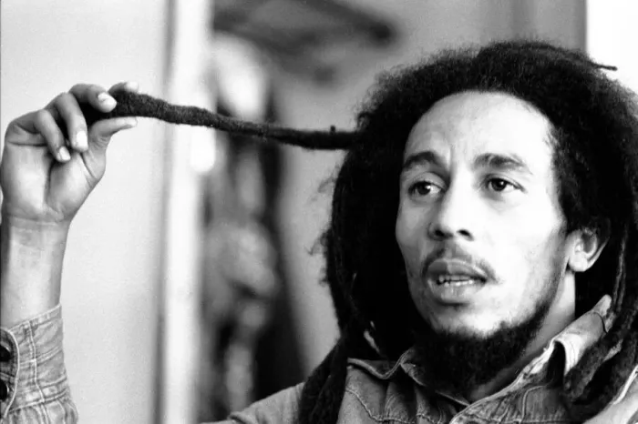 Framed Print : Jamaican singer Bob Marley seen here in interview with the Daily Mirror following the ban Framed Print : Jamaican singer Bob Marley seen here in interview with the Daily Mirror following the ban