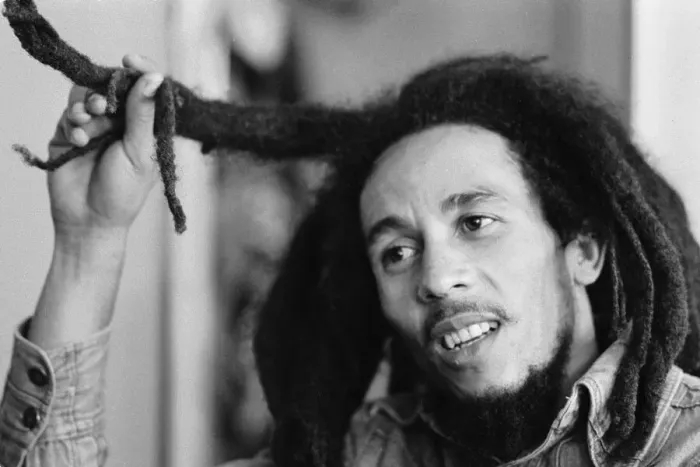 Framed Print : Jamaican singer Bob Marley seen here in interview with the Daily Mirror following the ban Framed Print : Jamaican singer Bob Marley seen here in interview with the Daily Mirror following the ban