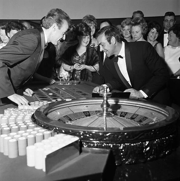 James Bond star Sean Connery opens a casino on the Isle of Man. May 1966