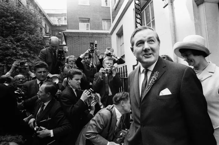 Framed Print : James Callaghan Chancellor of the Exchequer - May 1966 The Budget Box Framed Print : James Callaghan Chancellor of the Exchequer - May 1966 The Budget Box