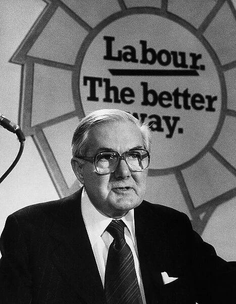 James Callaghan Labour leader and Prime Minister during General Election campaign April