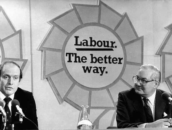James Callaghan Labour Leader and Prime Minister campaigning for General Election