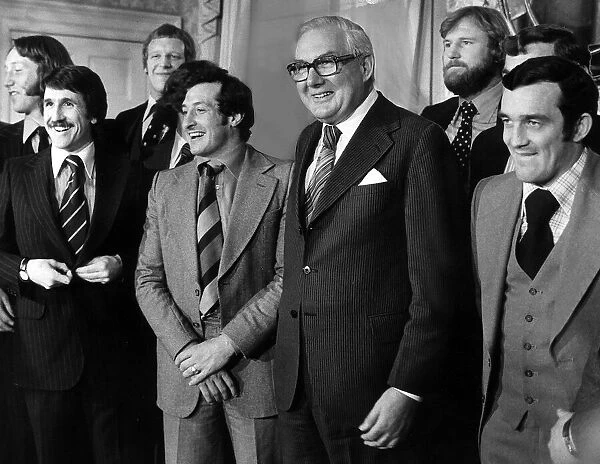 James Callaghan Labour Prime Minister with Garth Edwards