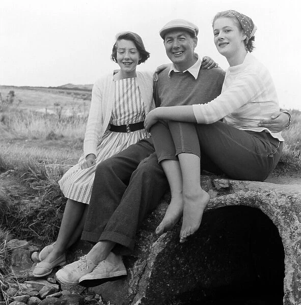 James Callaghan MP on Holiday August 1957 in St Davids, Pembrokeshire with family