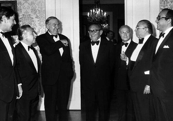 James Callaghan Prime Minister with Henry Kissinger in 10 Downing Street 1976