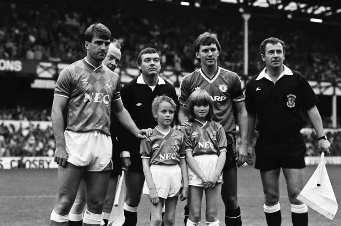 Framed Print : Jamie Baker and his twin sister Brenda, who were mascots for the Everton v Manchester Framed Print : Jamie Baker and his twin sister Brenda, who were mascots for the Everton v Manchester