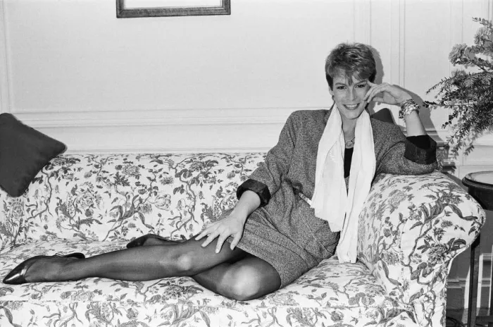 Framed Print : Jamie Lee Curtis, actor, pictured at Claridges Hotel in London