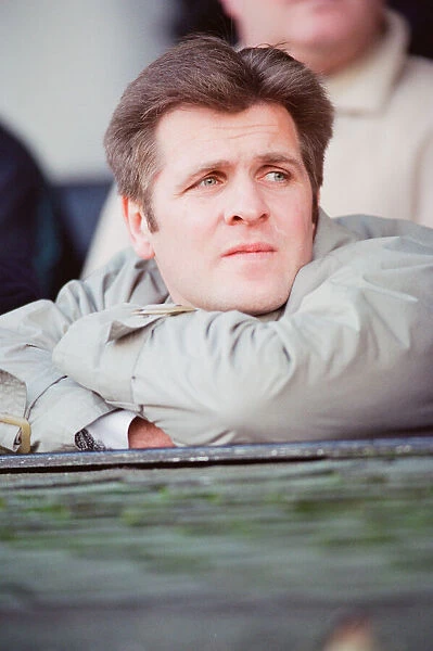 Jan Molby, Swansea City player coach, watches 0-1 home defeat to Swindon Town at Vetch
