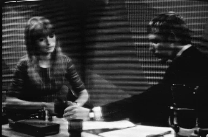 Framed Print : Jane Asher on the Simon Dee Television Programme after announcing that she has split with