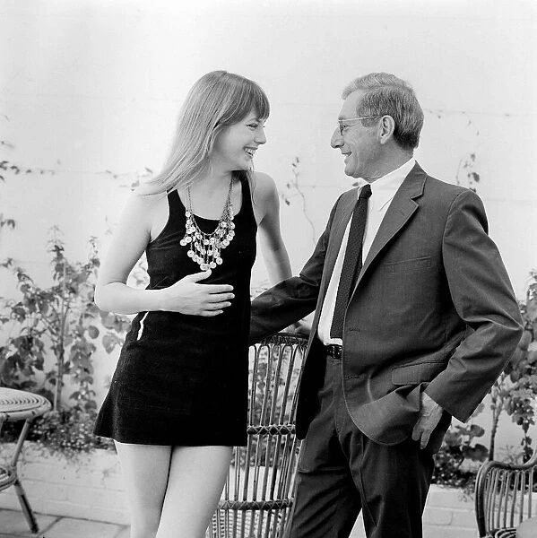 Jane Birkin & Abraham Polanski June 1970 21  /  6  /  1970