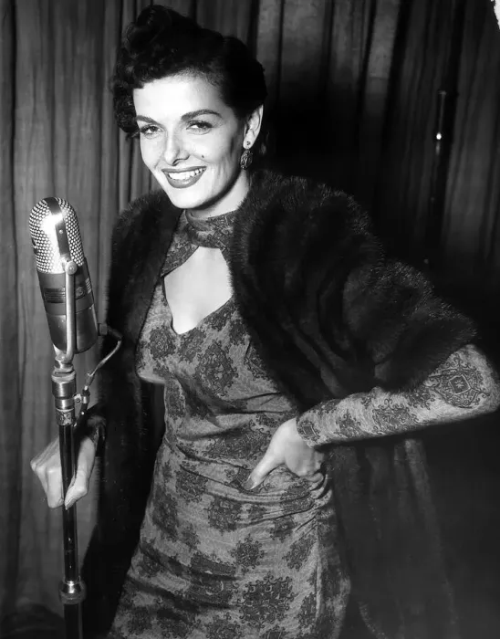 Framed Print : Jane Russell Actress - Oct 1949 Radio show at the Palladium A©Mirrorpix