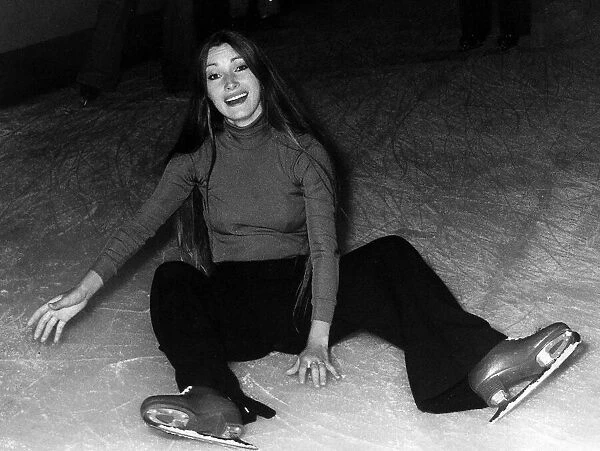 Jane Seymour actress a regular visitor to the Queens Skating Club Queensway London