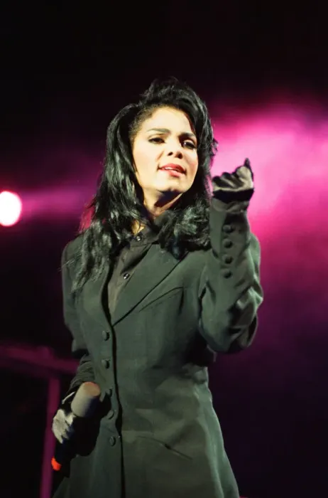 Framed Print : Janet Jackson performing on her Rhythm Nation World Tour at Wembley Arena Framed Print : Janet Jackson performing on her Rhythm Nation World Tour at Wembley Arena
