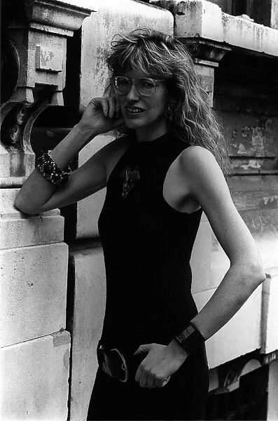 Janet Street Porter April 1986 in London