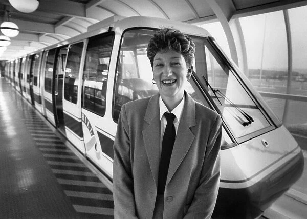 Jayne Raybould, Britains first female monorail drive, aged 22