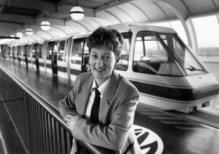 Framed Print : Jayne Raybould, Britains first female monorail drive, aged 22