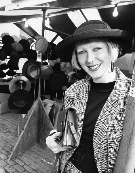 Jayne Shapley, Hat Fashions, Cambridge, 23rd October 1987