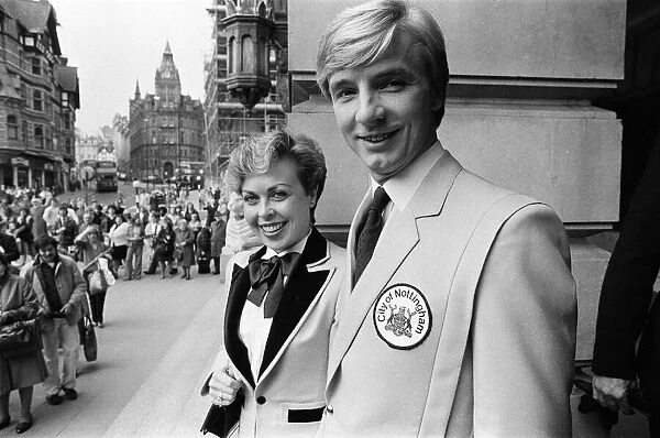 Jayne Torvill and Christopher Dean receive the Freedom of the City of Nottingham