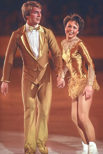 Jayne Torvill and Christopher Dean, (Torvill and Dean) appearing in 1982