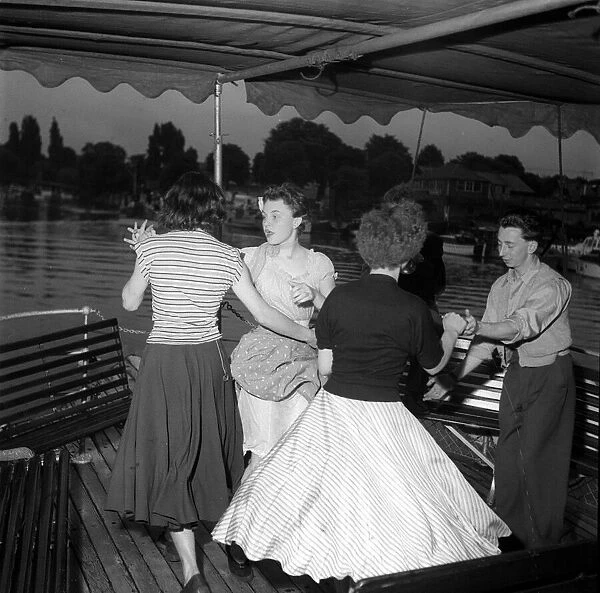 Jazz Club on River Steamer June 1952