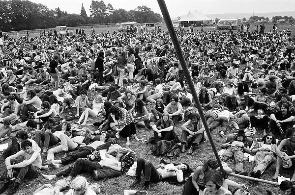 The Jazz and Pop Festival, held at Plumpton Racecourse, East Sussex. 10th August 1969