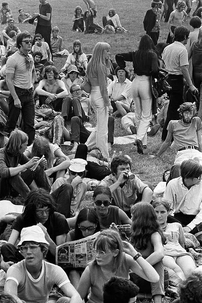 The Jazz and Pop Festival, held at Plumpton Racecourse, East Sussex. 10th August 1969